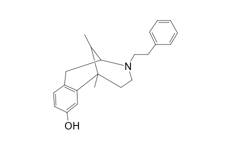 2,6-Methano-3-benzazocin-8-ol, 1,2,3,4,5,6-hexahydro-6,11-dimethyl-3-(2-phenylethyl)-