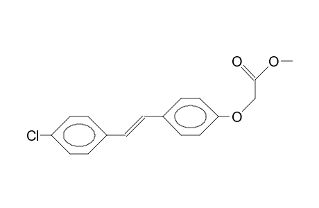 E-4-Chloro-4'-methoxycarbonylmethoxy-stilbene