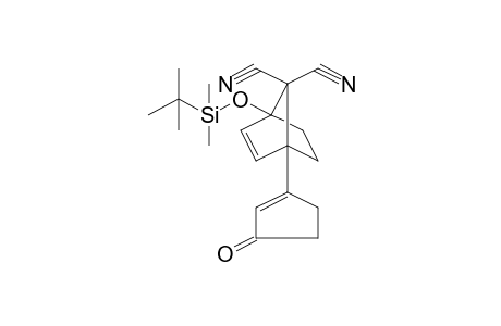 Bicyclo[2.2.1]hept-2-ene-7,7-dicarbonitrile, 4-(1-cyclopenten-3-on-1-yl)-1-(t-butyldimethylsilyloxy)-