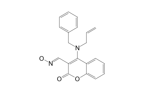 4-[ALLYL-(BENZYL)-AMINO]-2-OXO-2H-1-BENZOPYRAN-3-CARBALDEHYDE-OXIME