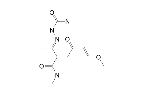 2-{(5E)-2-[(Dimethylamino)carbonyl]-6-methoxy-1-methyl-4-oxo-5-hexenylidene}-1-hydrazinecarboxamide