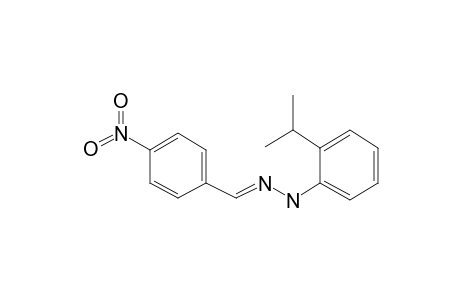 Benzaldehyde, 4-nitro-, (2-isopropylphenyl)hydrazone