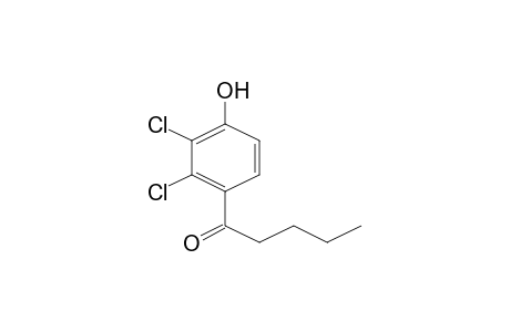 1-(2,3-Dichloro-4-hydroxyphenyl)-1-pentanone