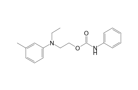 2-(N-ethyl-m-toluidino)ethanol, carbanilate (ester)