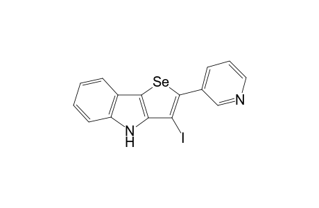 3-Iodo-2-(pyridin-3-yl)-4H-selenopheno[3,2-b]indole