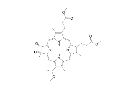 3-(1-Methoxyethyl)-7-hydroxy-8-oxo-2,7,12,18-tetramethyl-7,8(21H,23H)-dihydroporhine-13,17-bis-propanoic acid, dimethyl ester