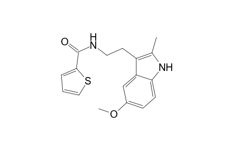 2-thiophenecarboxamide, N-[2-(5-methoxy-2-methyl-1H-indol-3-yl)ethyl]-