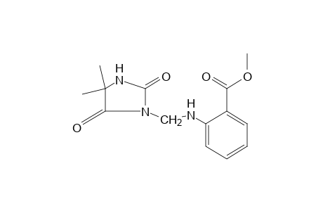 N-[(4,4-dimethyl-2,5-dioxoimidazolidin-1-yl)methyl]anthranilic acid, methyl ester