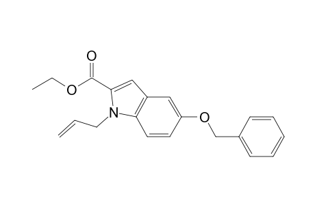 Ethyl 5-(benzyloxy)-1-(2-propenyl)-1H-indole-2-carboxylate