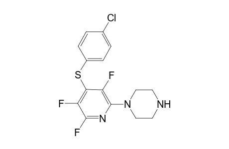 1-[4-(4-Chloro-phenylsulfanyl)-3,5,6-trifluoro-pyridin-2-yl]-piperazine