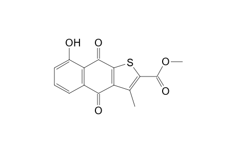 8-Hydroxy-3-methyl-4,9-dioxo-2-benzo[f][1]benzothiolecarboxylic acid methyl ester