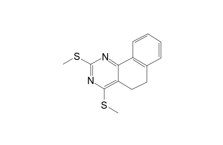 2,4-Bis(methylthio)-5,6-dihydrobenzo[h]quinazoline