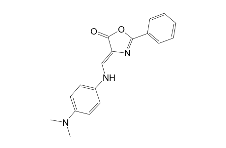 (4Z)-4-([4-(Dimethylamino)anilino]methylene)-2-phenyl-1,3-oxazol-5(4H)-one