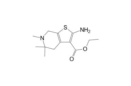 2-amino-3-ethoxycarbonyl-5,5,6-trimethyl-3,4,5,6-tetrahydropyrido[3,4-b]thiophene