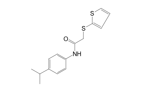 4'-isopropyl-2-[(2-thienyl)thio]acetanilide