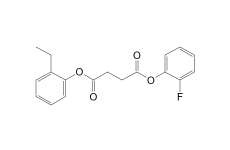 Succinic acid, 2-fluorophenyl 2-ethylphenyl ester