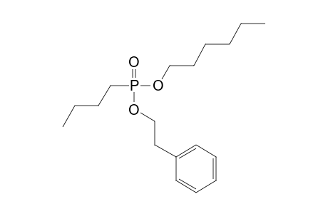 Butylphosphonic acid, hexyl 2-phenylethyl ester