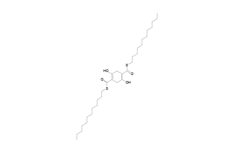 2,5-dihydroxy-1,4-cyclohexadiene-1,4-dicarboxylic acid, S,S'-didodecyl ester