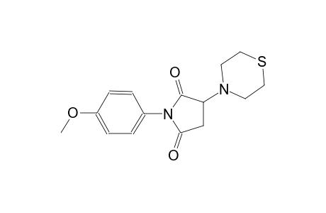 N-(p-methoxyphenyl)-2-thiomorpholinosuccinimide