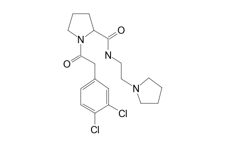 Pyrrol-5-formamide, N-[2-[1-pyrrolyl]ethyl]-1-[3,4-dichlorophenacetyl]-