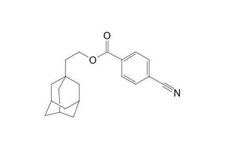 4-Cyanobenzoic acid, 2-(1-adamantyl)ethyl ester