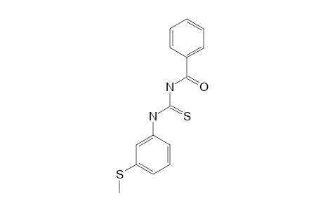 1-benzoyl-3-[m-(methylthio)phenyl]-2-thiourea
