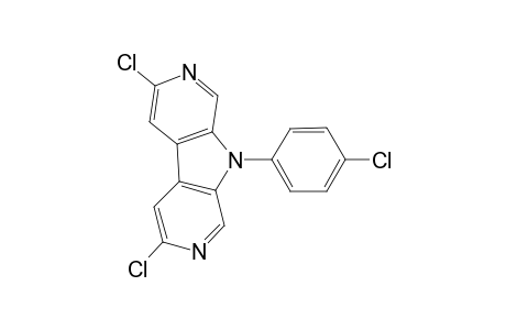 3,6-Dichloro-9-(4-chlorophenyl)-2,7-diazacarbazole