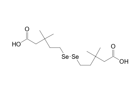 Valeric acid, 5,5'-diselenobis[3,3-dimethyl-