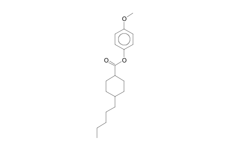 4-Methoxyphenyl 4-pentylcyclohexanecarboxylate