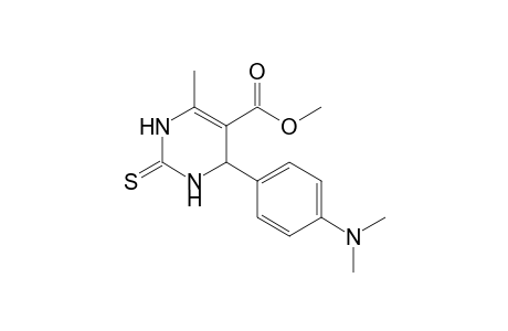 Methyl 4-[4-(dimethylamino)phenyl]-3,4-dihydro-6-methyl-2(1H)-thioxopyrimidine-5-carboxylate