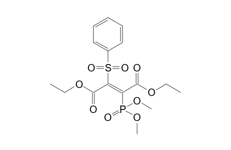 Diethyl (E)-2-(Dimethoxyphosphoryl)-3-(phenylsulfonyl)-2-butenedioate