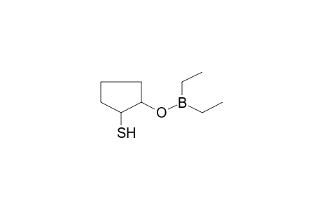 1-Cyclopentanethiol, 2-(diethylboryloxy)-