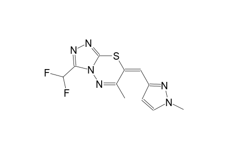 (7E)-3-(difluoromethyl)-6-methyl-7-[(1-methyl-1H-pyrazol-3-yl)methylene]-7H-[1,2,4]triazolo[3,4-b][1,3,4]thiadiazine