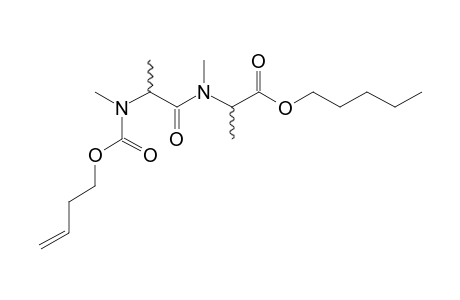 dl-Alanyl-dl-alanine, N,N'-dimethyl-N'-(byt-3-en-1-yloxycarbonyl)-, pentyl ester