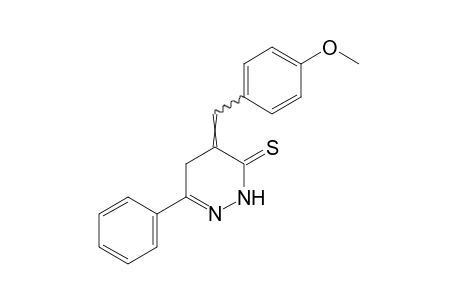 4,5-dihydro-4-(p-methoxybenzylidene)-6-phenyl-3(2H)-pyridazinethione