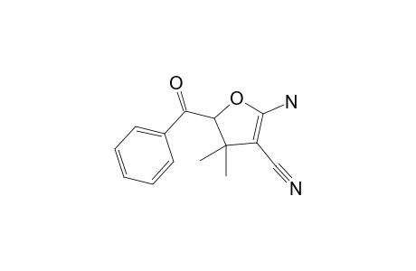 2-Amino-5-benzoyl-4,4-dimethyl-4,5-dihydrofuran-3-carbonitrile