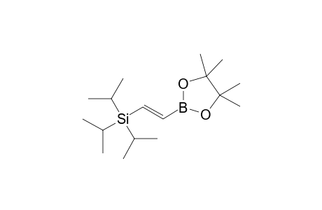 (E)-2-(4',4',5',5'-tetramethyl-1',3',2'-dioxaborolan-2'-yl)-1-tri(i-propyl)silylethene