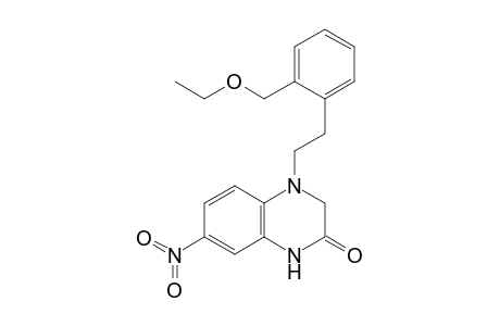 4-[2-[2-(ethoxymethyl)phenyl]ethyl]-7-nitro-1,3-dihydroquinoxalin-2-one