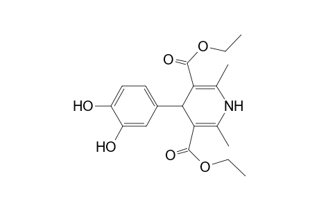 Diethyl 4-(3,4-dihydroxyphenyl)-2,6-dimethyl-1,4-dihydro-3,5-pyridinedicarboxylate