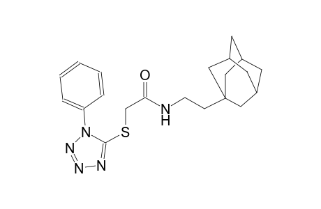 acetamide, 2-[(1-phenyl-1H-tetrazol-5-yl)thio]-N-(2-tricyclo[3.3.1.1~3,7~]dec-1-ylethyl)-