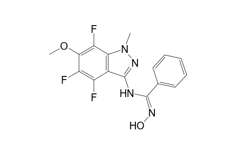 (Z)-N-(4,5,7-Trifluoro-6-methoxy-1-methyl-1H-indazol-3-yl)-N'-hydroxy-benzamidine