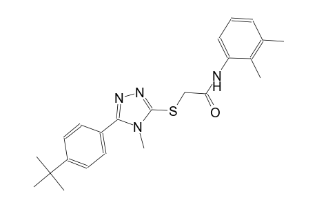 2-{[5-(4-tert-butylphenyl)-4-methyl-4H-1,2,4-triazol-3-yl]sulfanyl}-N-(2,3-dimethylphenyl)acetamide