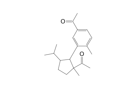 Ethanone, 1-[3-[2-acetyl-2-methyl-5-(1-methylethyl)cyclopentyl]-4-methylphenyl]-, [1R-(1.alpha.,2.beta.,5.beta.)]-