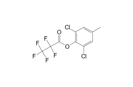 2,6-Dichloro-4-methylphenol, o-pentafluoropropionyl-