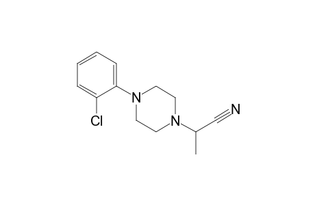 4-(o-chlorophenyl)-alpha-methyl-1-piperazineacetonitrile
