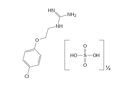 [2-(p-CHLOROPHENOXY)ETHYL]GUANIDINE, HEMISULFATE