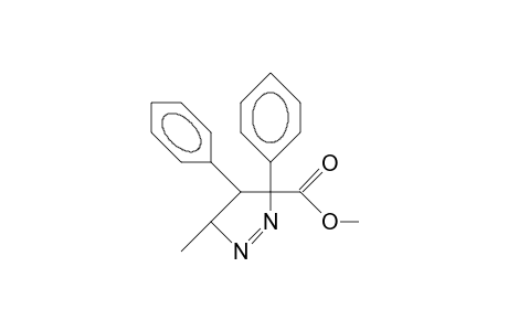 (E,anti)-3-Methoxycarbonyl-5-methyl-3,4-diphenyl-1-pyrazoline