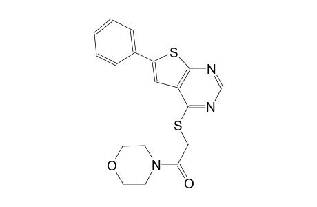 thieno[2,3-d]pyrimidine, 4-[[2-(4-morpholinyl)-2-oxoethyl]thio]-6-phenyl-