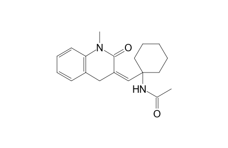 (Z)-3-(1-Acetylamino-1-cyclohexylmethylene)-1-methyl-3,4-dihydroquinolin-2(1H)-one