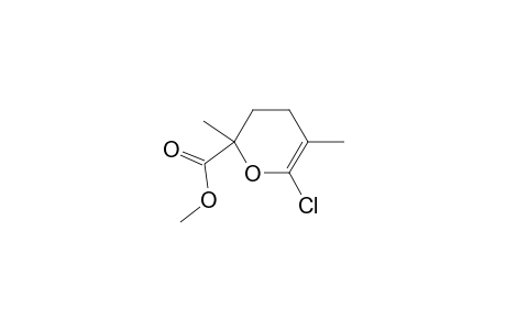 Methyl 6-chloro-2,5-dimethyl-3,4-dihydro-2H-pyran-2-carboxylate